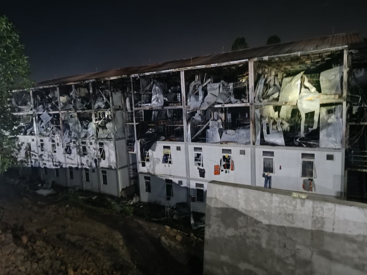 Kebakaran Hunian Pekerja IKN, 700 Pekerja Dievakuasi