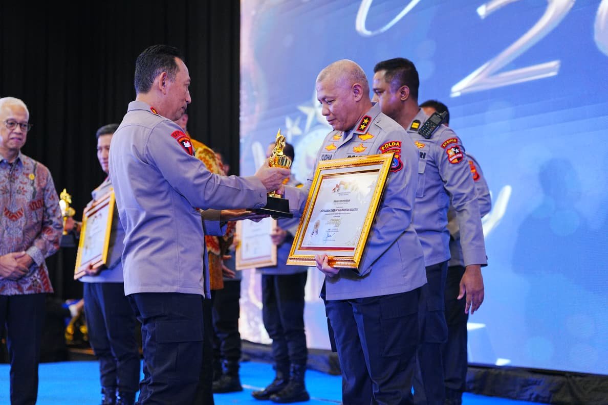 Kompolnas Awards 2025, Polda Kalsel Raih Penghargaan Polda Kategori B Terbaik