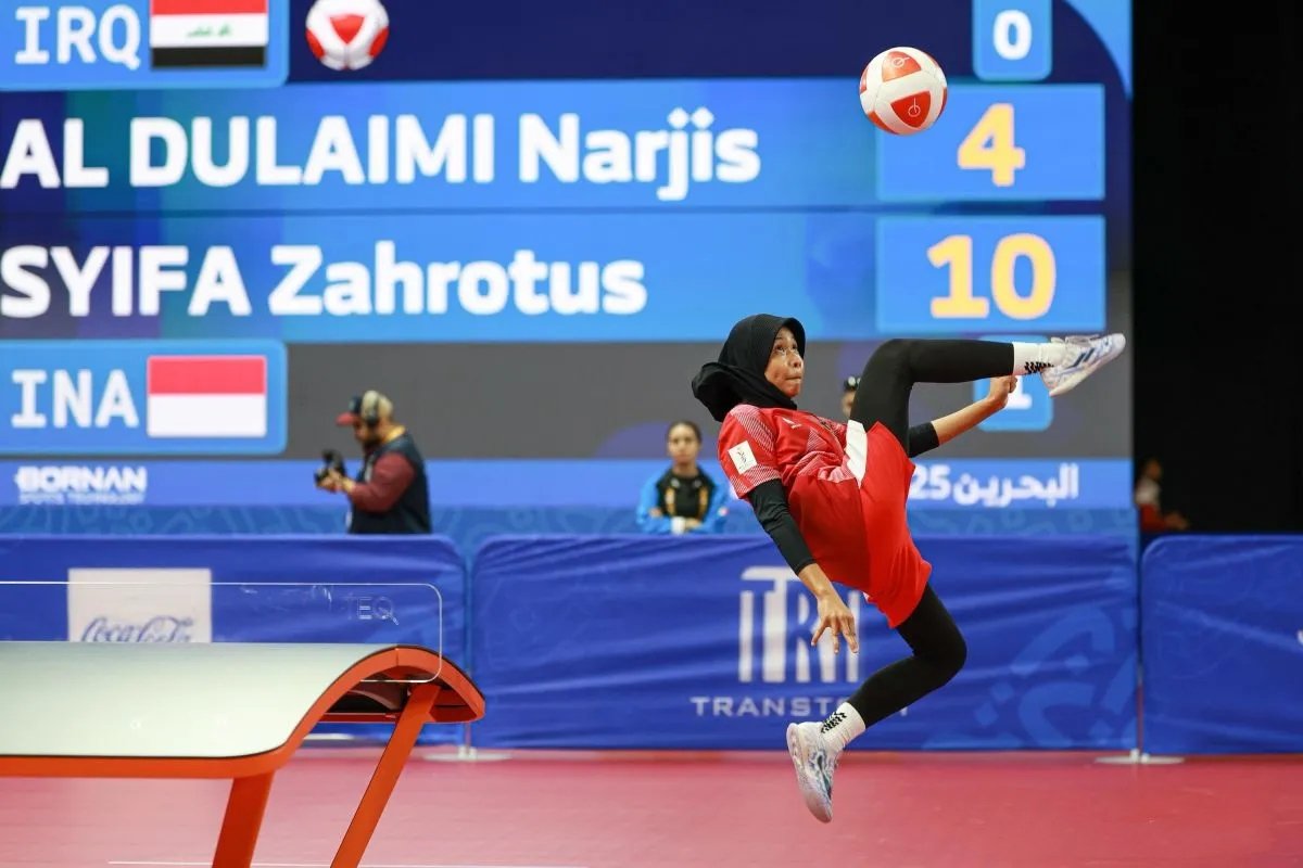 Syifa Raih Perunggu Teqball AYG 2025 untuk Indonesia