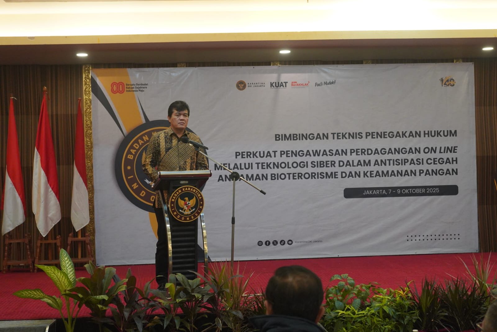 Cegah Bioterorisme, Barantin Gelar Bimtek Penegakan Hukum