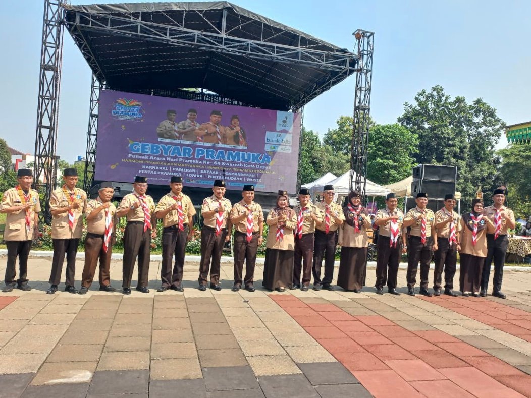 Pramuka Depok Rayakan HUT ke-64 dengan Semangat Budaya dan Kedekatan pada Masyarakat